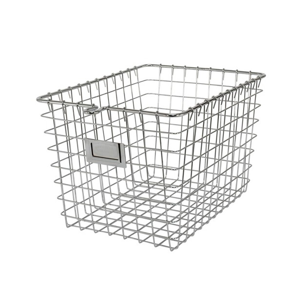 Spectrum Diversified Small Storage Basket Silver