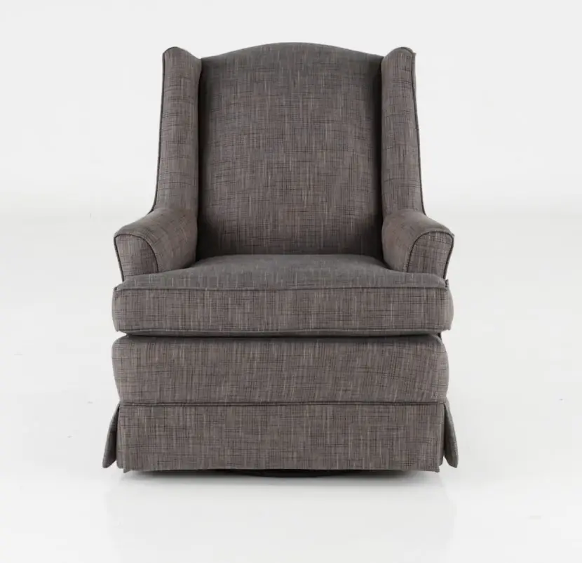 Natasha Gray-Brown Transitional Swivel Glider