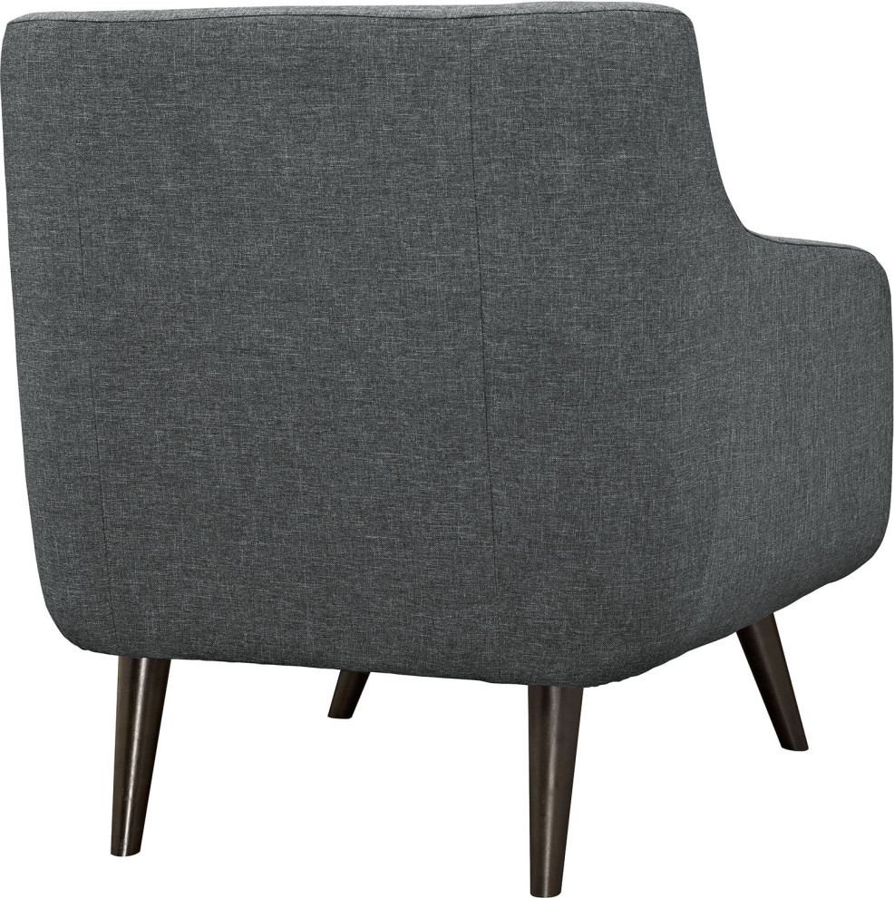 Sonia Upholstered Armchair   Midcentury   Armchairs And Accent Chairs   by HedgeApple  Houzz