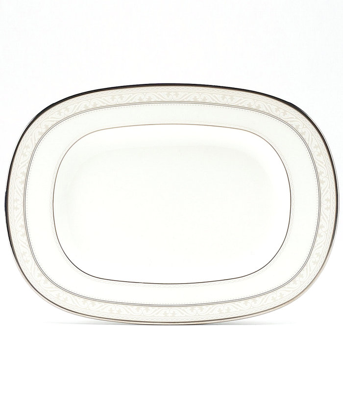 Noritake Montvale Platinum Butter Relish Tray 9 x 5