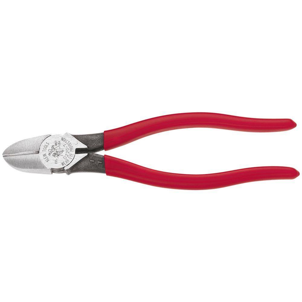 Klein Tools 7 in. Diagonal Cutting Tapered Pliers D220-7