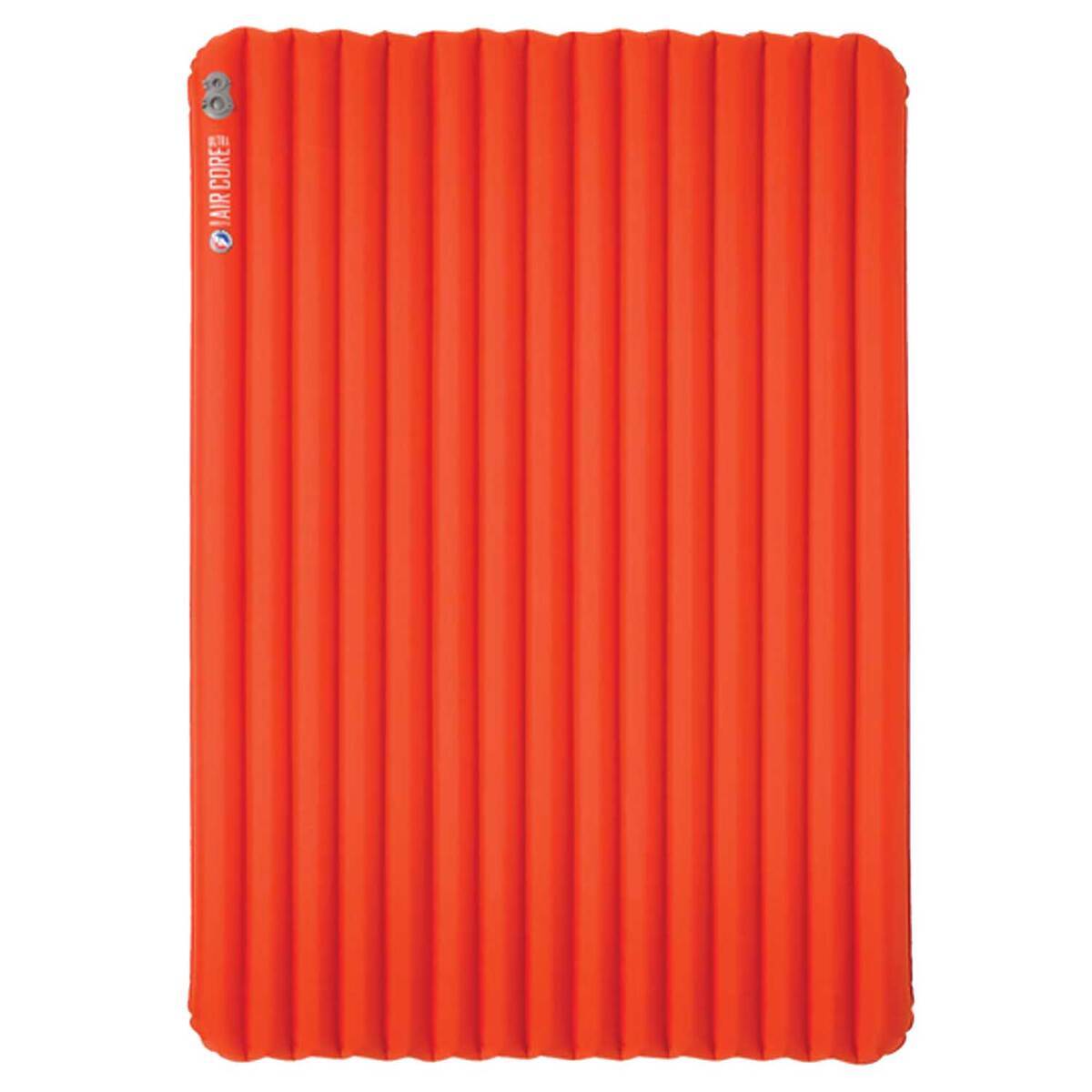 Big Agnes Insulated Air Core Ultra Sleeping Pad  Orange Double Wide Long