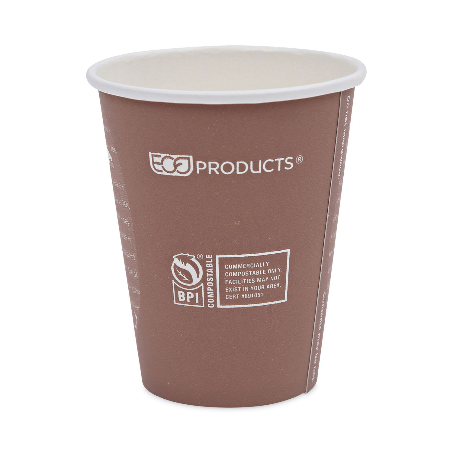 World Art Renewable and Compostable Hot Cups by Eco-Productsandreg; ECOEPBHC8WAPK