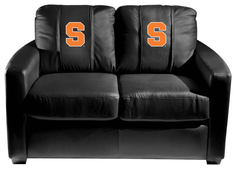 Syracuse Orangemen Stationary Loveseat Commercial Grade Fabric   Contemporary   Loveseats   by DreamSeats LLC  Houzz