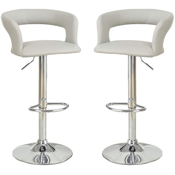 Bar Stool Counter Height Chairs Set of 2 Adjustable Height