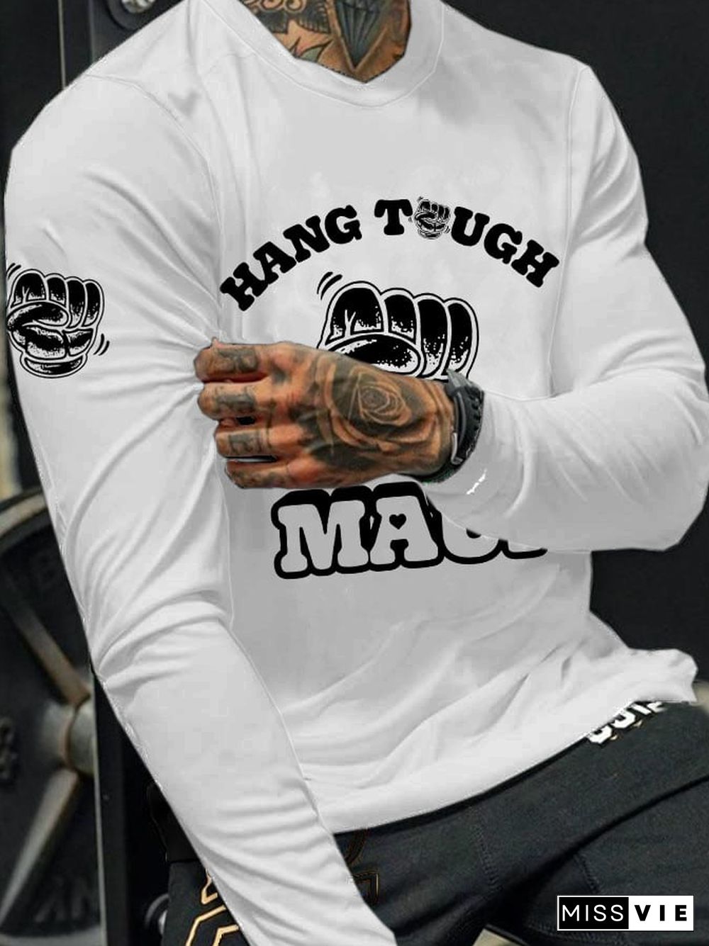 Hang Tough Maui Crew Neck Long sleeve T-Shirt