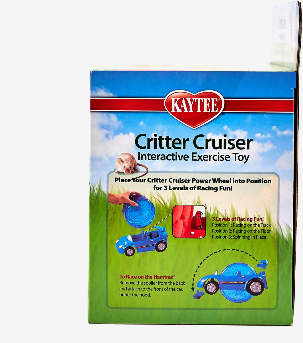 Kaytee Critter Cruiser Small Animal Exercise Wheel， Color Varies， Small