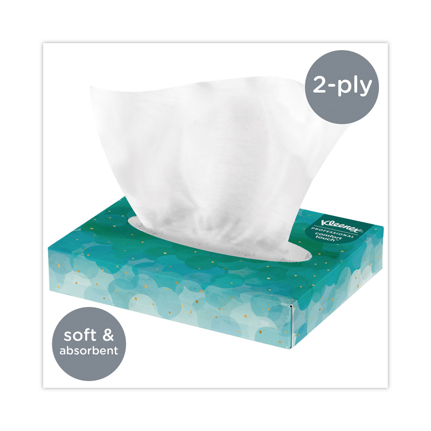 White Facial Tissue Junior Pack by Kleenexandreg; KCC21195