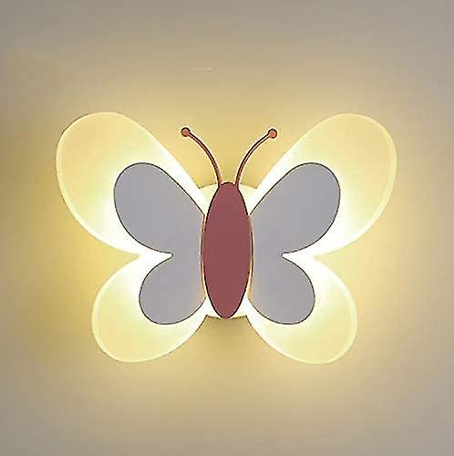 Modern Minimalist Wall Light Sconce Children's Room Bedroom Bedside Lamp Creative Personality Wall Sconce Aluminum Led Tricolor Light [energy Class A+