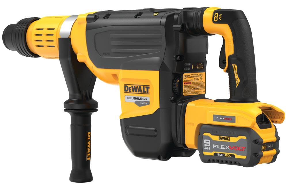 DEWALT 60V MAX Rotary Hammer SDS MAX Combination Kit 2 Brushless ;