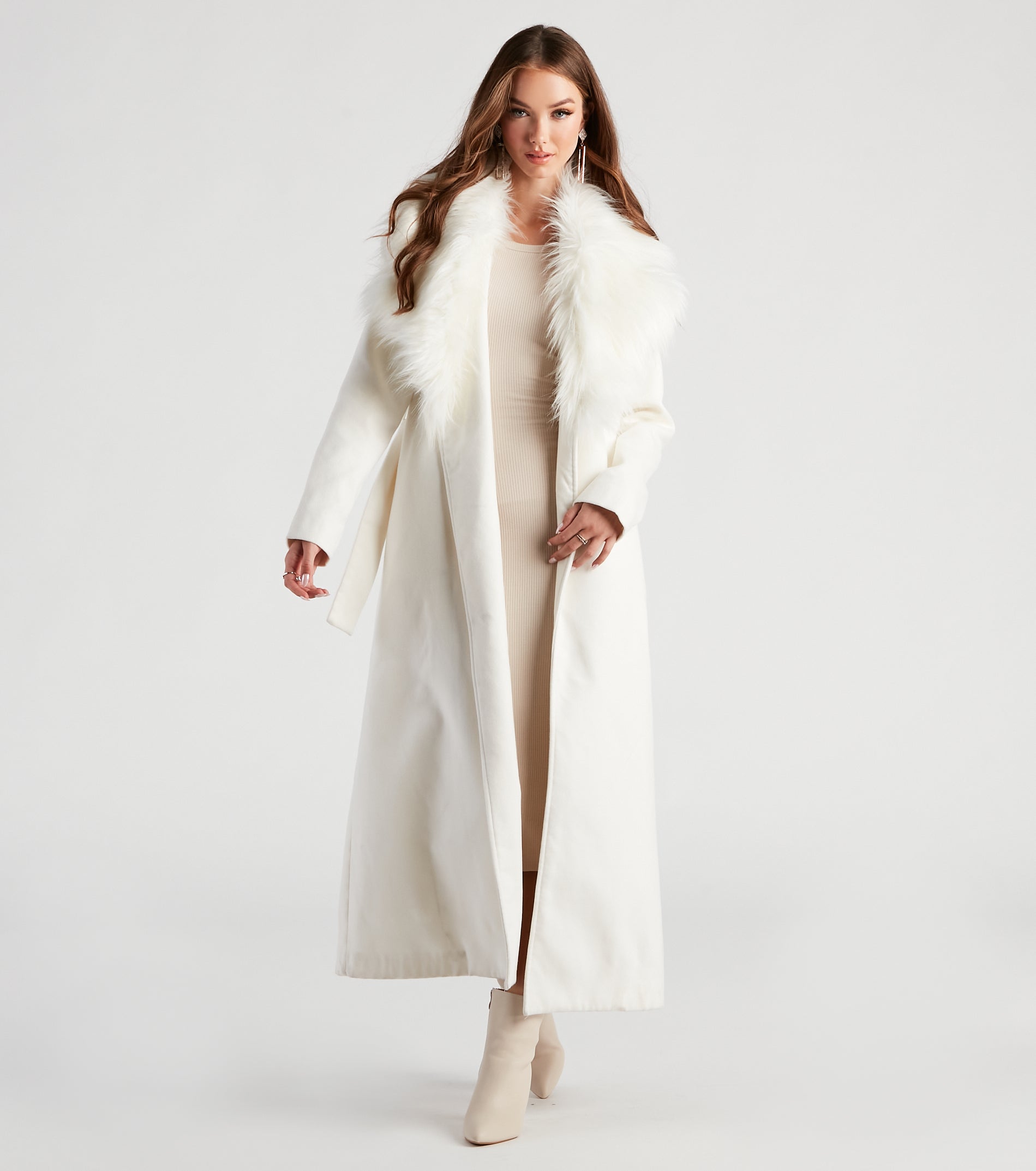 A Formal Affair Faux Fur Jacket