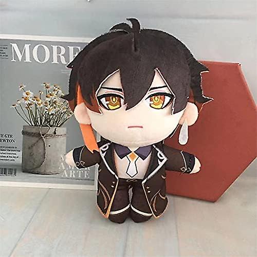 Genshin Impact Plush Plushie Toy Doll Collectible Gifts Giveaways For Genshin Game And Anime Fans(20cm7.8inch) (zhongli) Zhongli -