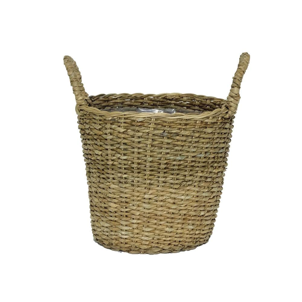 12.5 in. Dia. x 13.75 in. H. Straight Sided Twisted Lampakanay Basket BT8907N