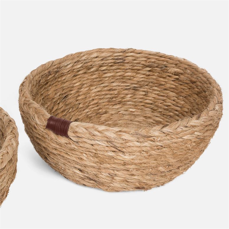 Lance Braided Abaca Basket Bowl