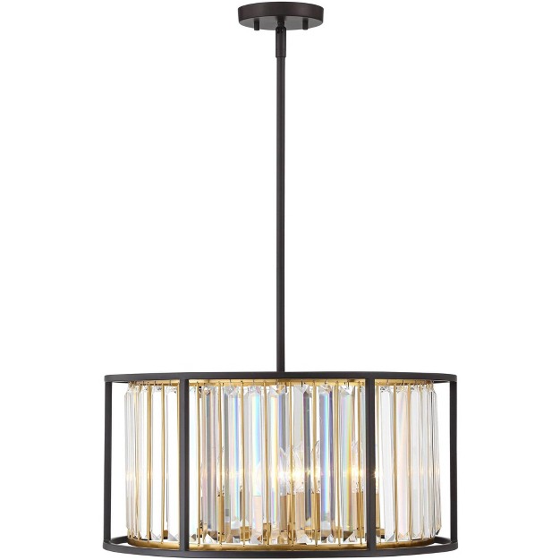 Wide Modern Crystal 5 light Fixture For Dining Room House Kitchen Island Entryway