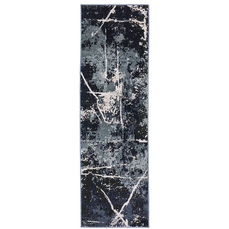 StyleHaven Cameron Crashed Modern Abstract Area Rug