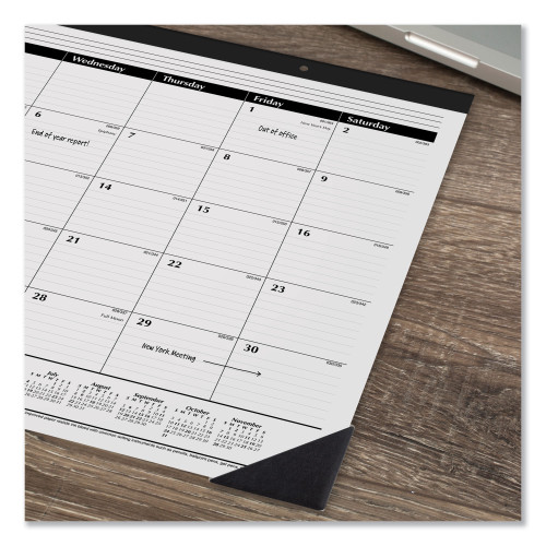 AT-A-GLANCE Ruled Desk Pad， 22 x 17， 2022 (SK2400)