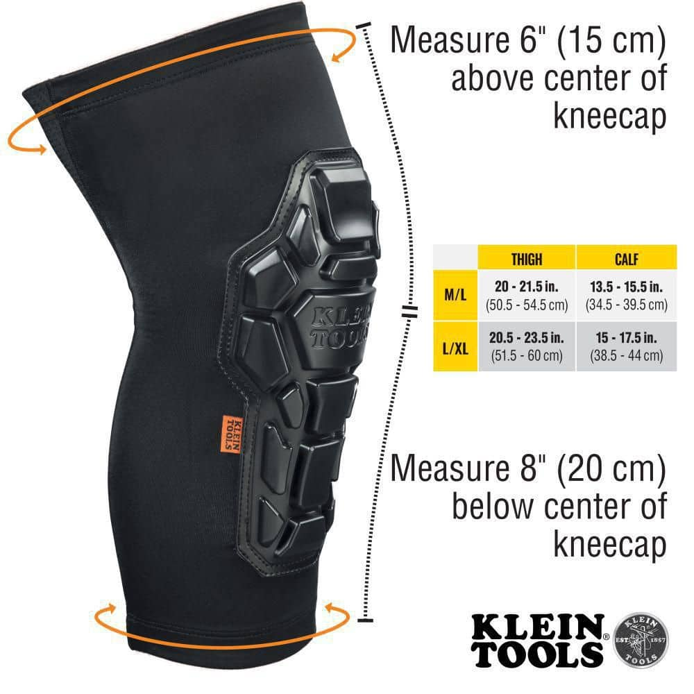 Klein Tools Heavy-Duty Knee Pad Sleeves ML 60511