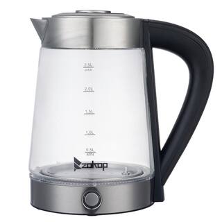 Winado 10.4-Cup Glass and Stainless Steel Electric Kettle with Temperature Control 056246322246