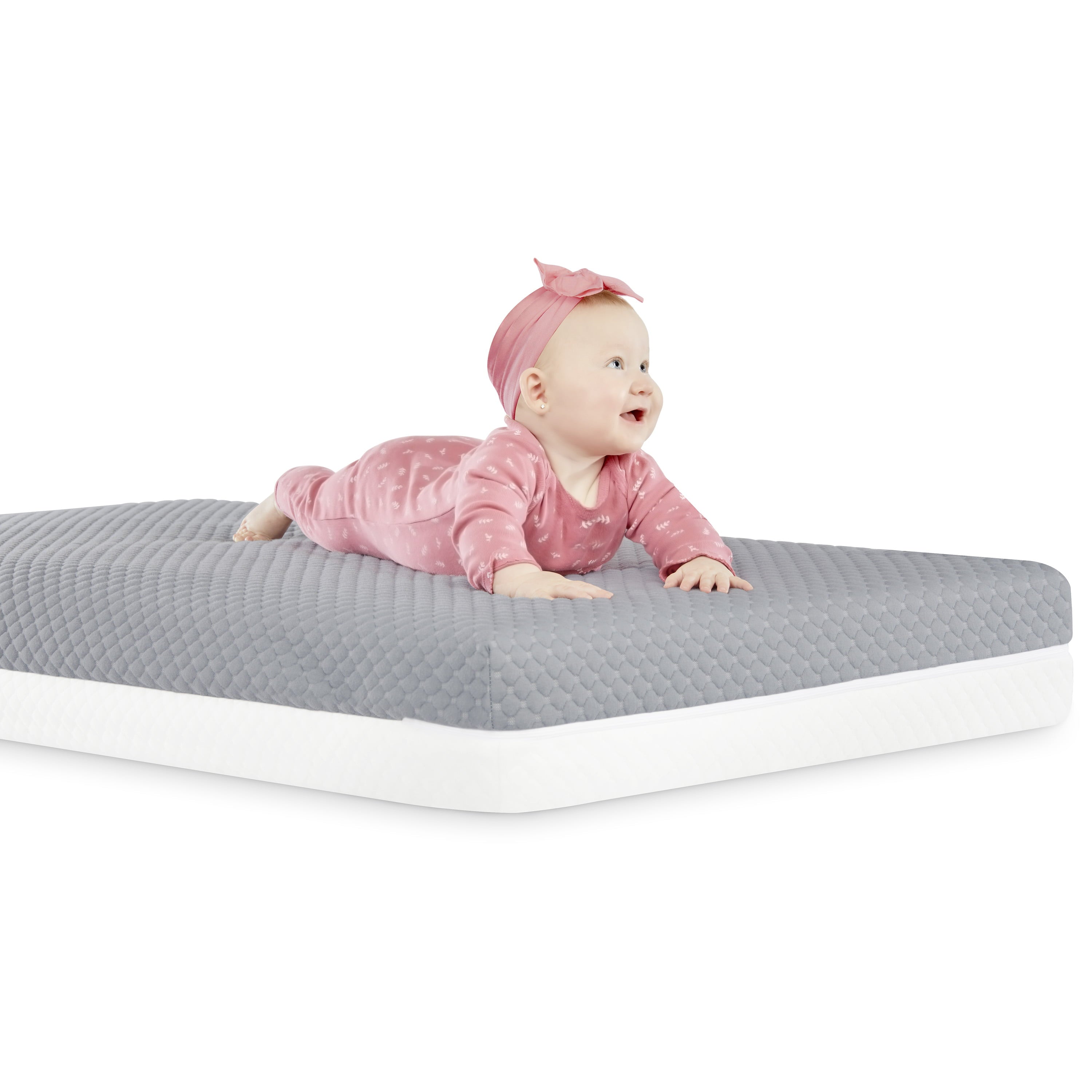 Dream on Me Pure Zen 2 in 1 Crib & Toddler Mattress, Greenguard Gold Certified