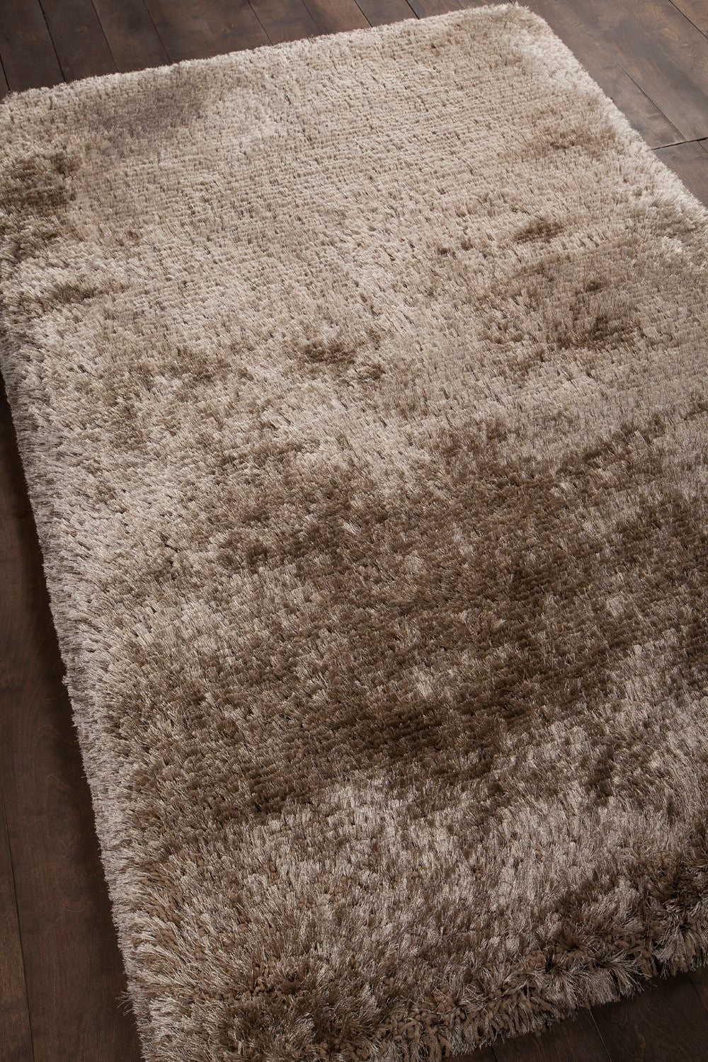 Giulia Brown Hand Woven Shag Rug