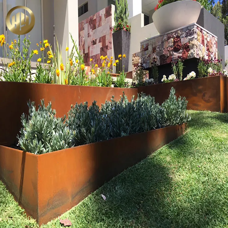 Factory Supply Cheap Garden Decoration Corten Steel Metal Lawn Edging