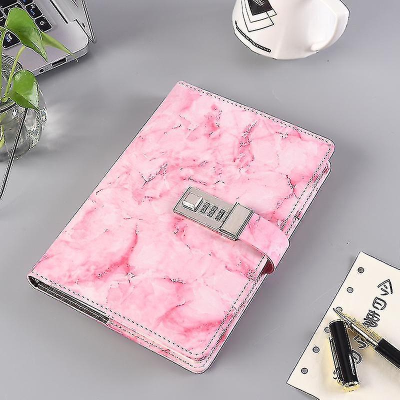 Marble Diary With Lock Secret A5 Journal With Lock And Cute Notebooks