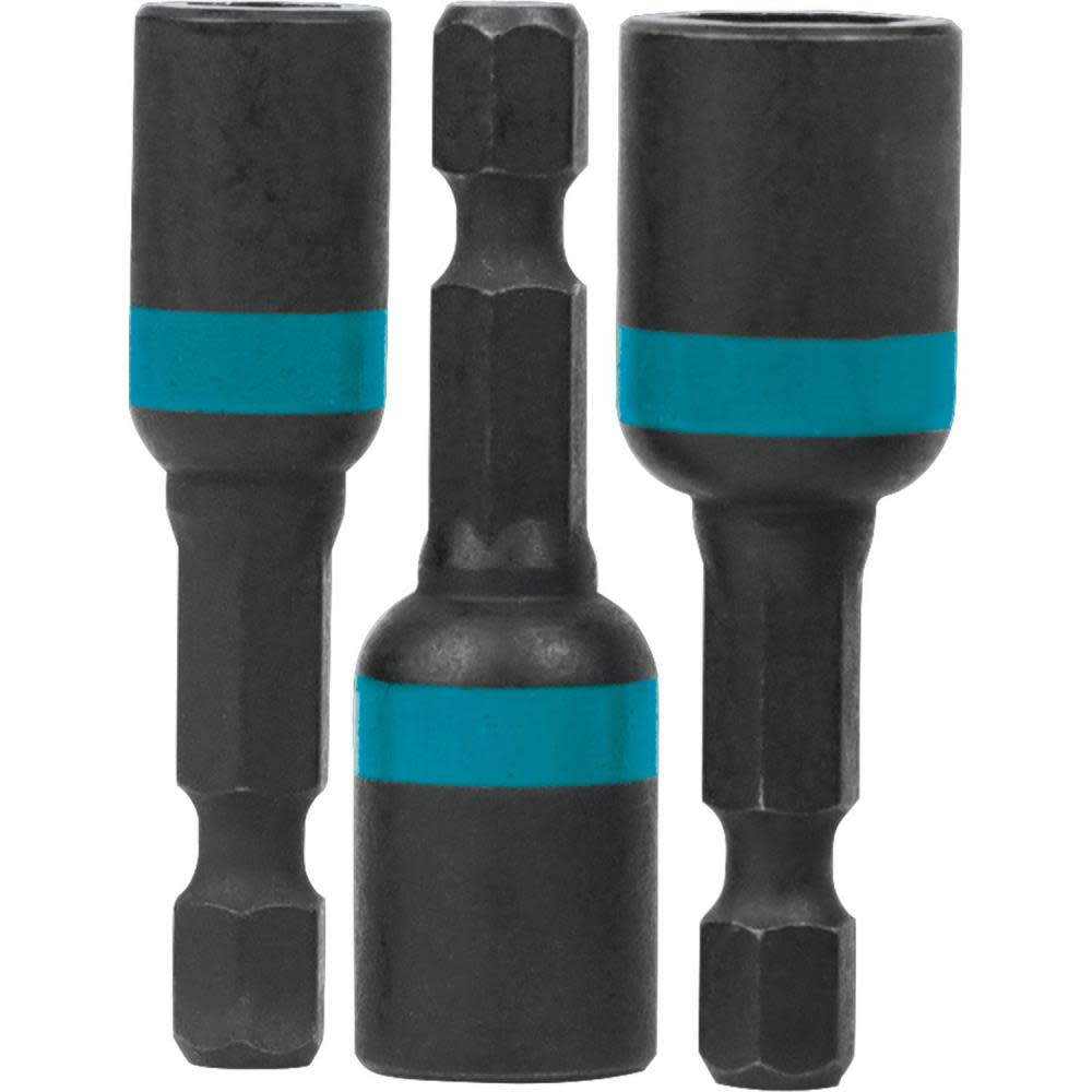 Makita Impact X 3 Pc. 1-3/4 Magnetic Nut Driver Set A-97265 from Makita