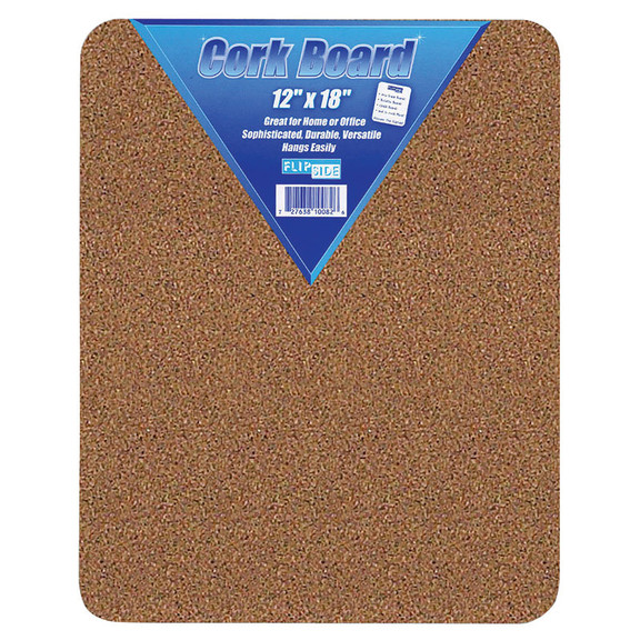 Flipside FLP10082 Cork Bulletin Board 12 X 18