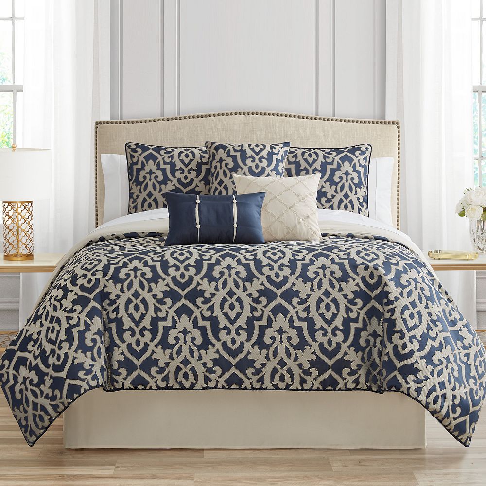 Marquis by Waterford Carnaby Comforter Set with Decorative Pillows