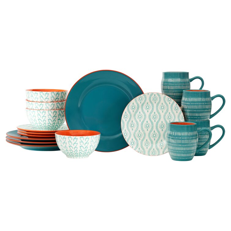 Baum Stoneware Dinnerware Set - Service for 4