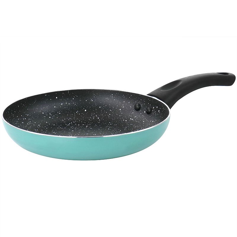 Oster Cocina Luneta 8 Inch Aluminum Nonstick Frying Pan in Turquoise