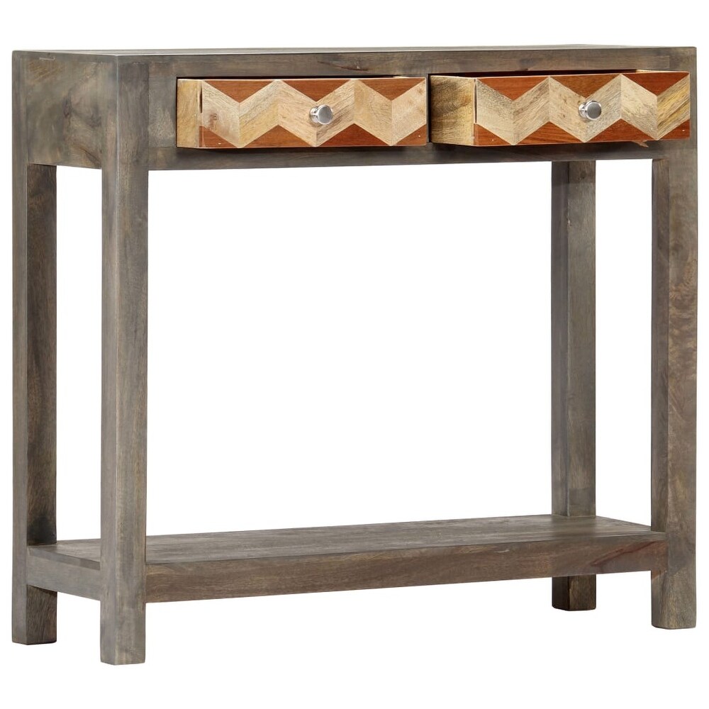 vidaXL Console Table Gray 33.9\