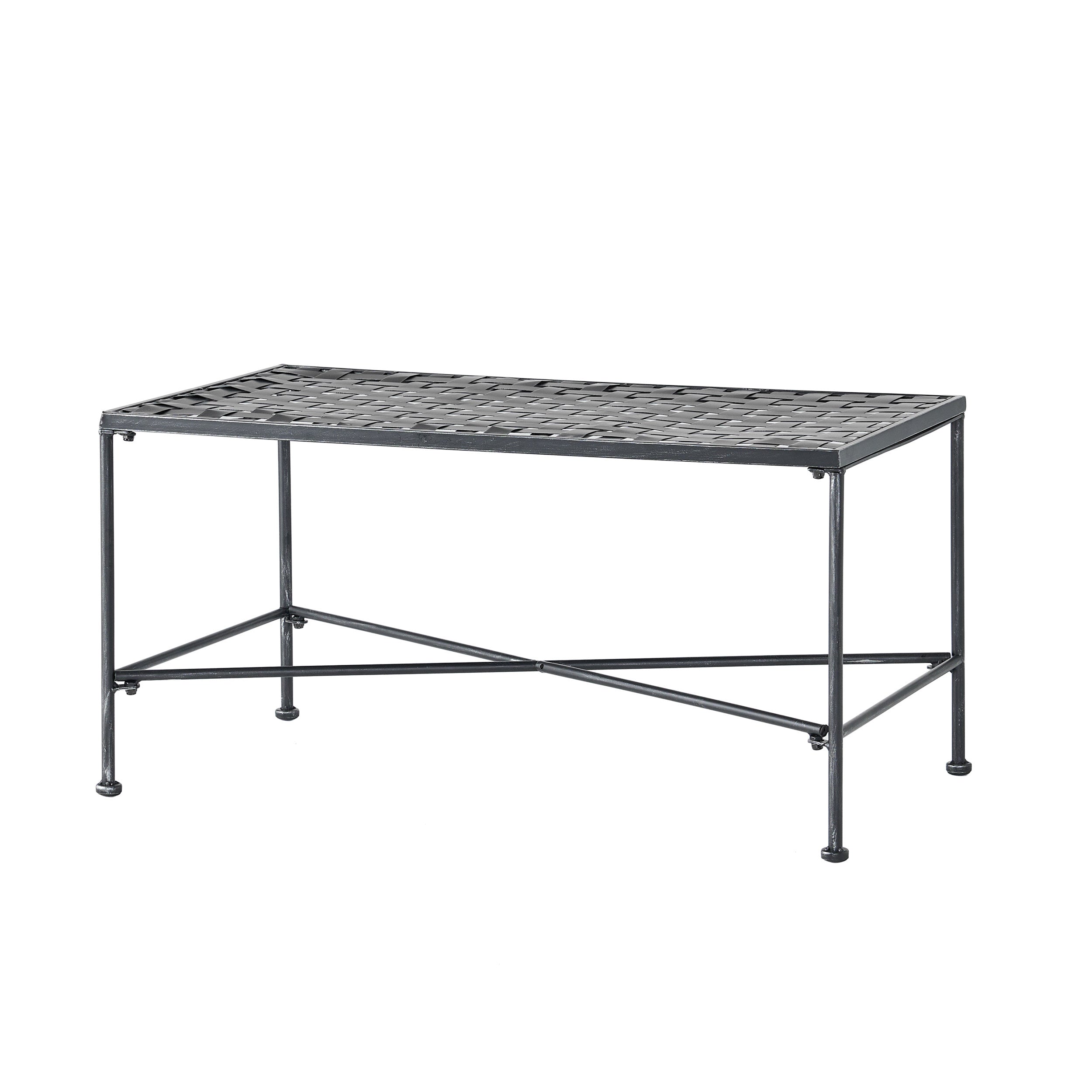 Kent Outdoor Black Iron Coffee Table