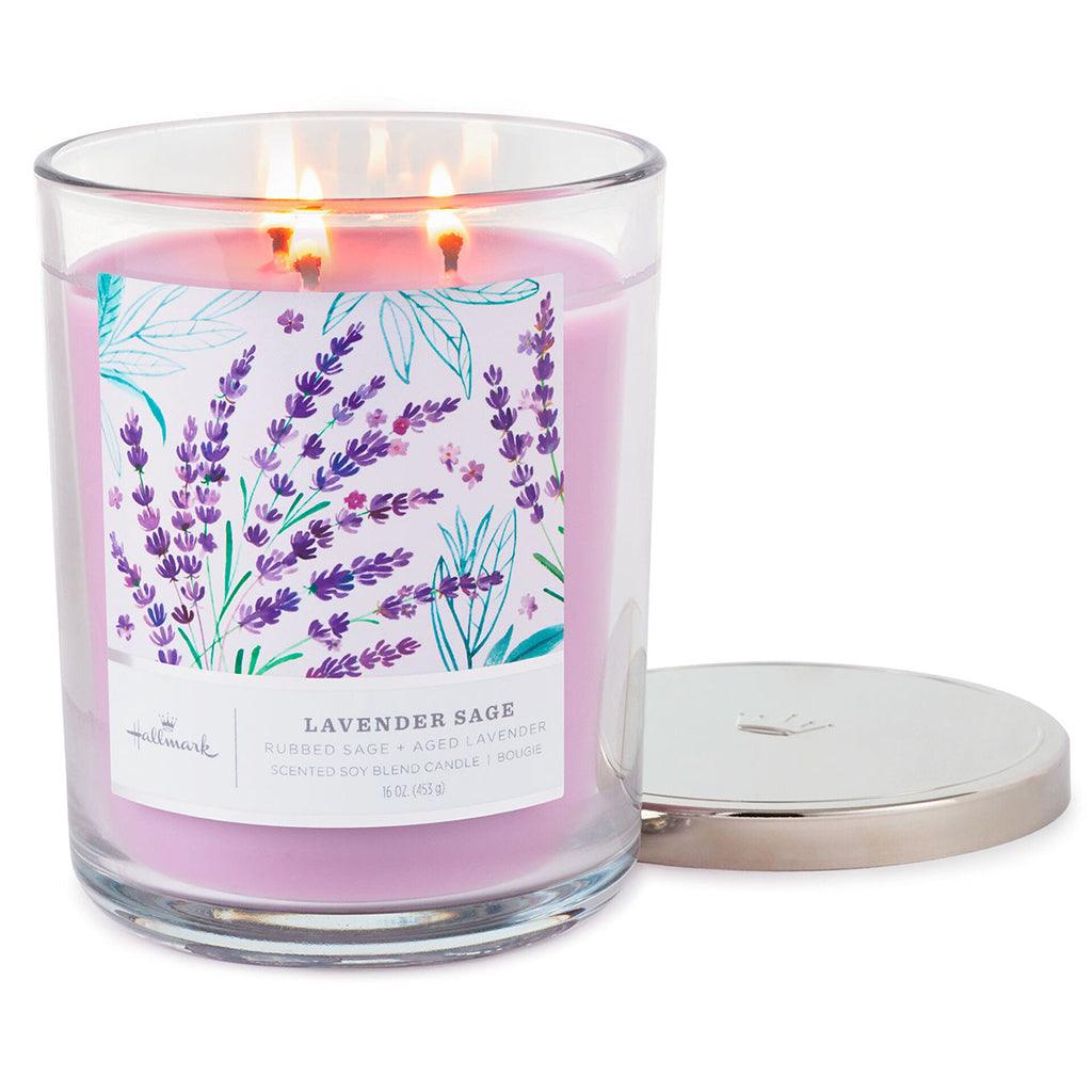 Hallmark  Lavender Sage 3-Wick Jar Candle, 16 oz.