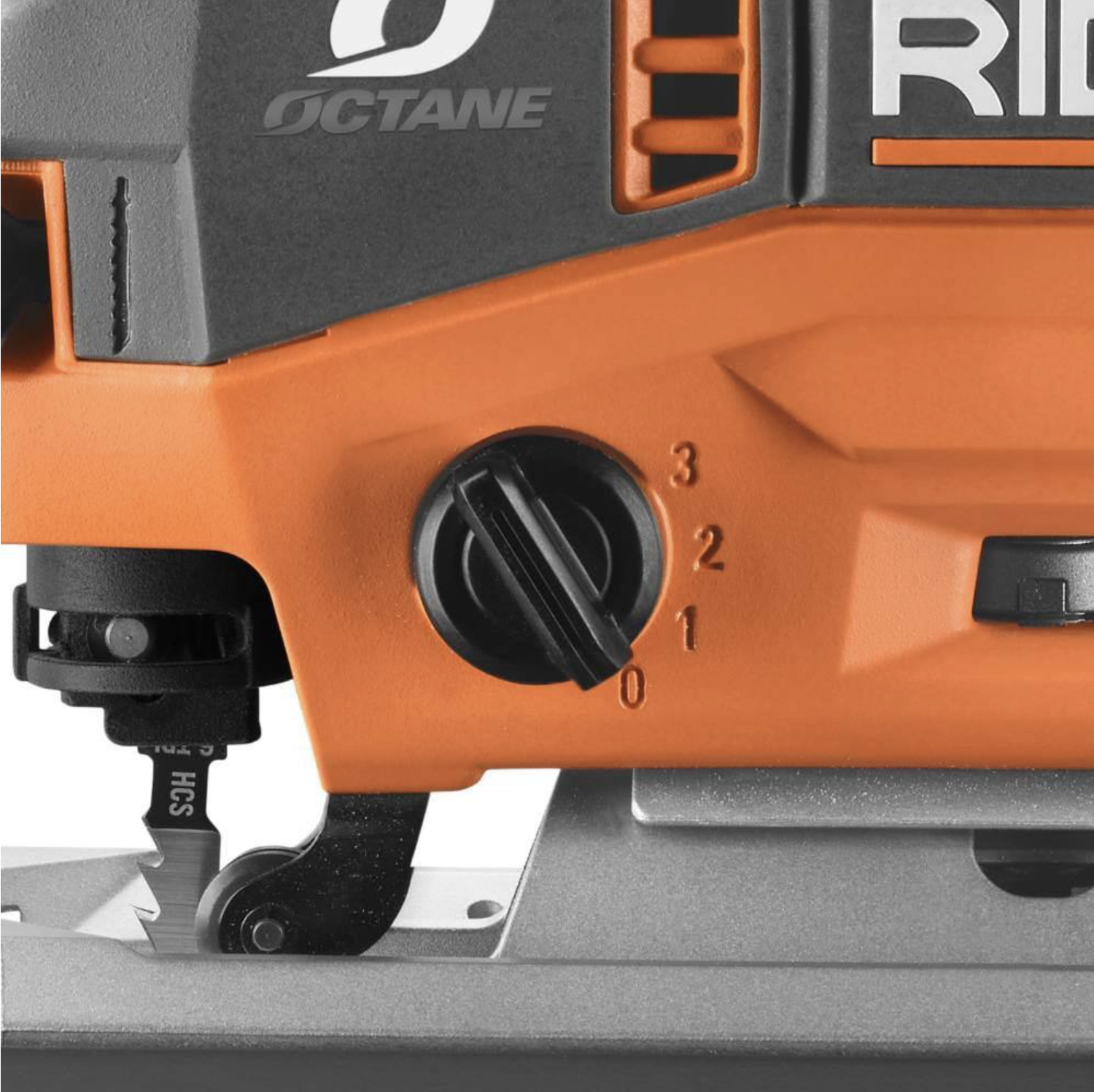 Ridgid 18V OCTANE Brushless Cordless Jig Saw Tool Only with All Purpose Jig Saw Blade Set (10-Piece)