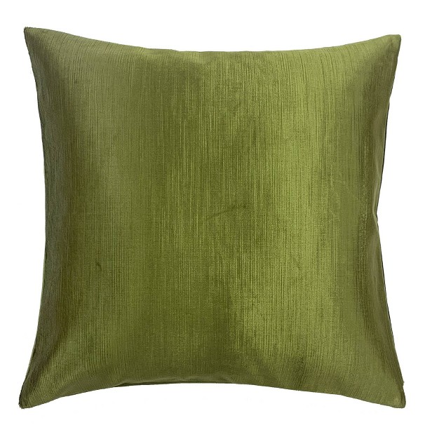 Classic Olive Square Throw Pillow Dark Green The Pillow Collection