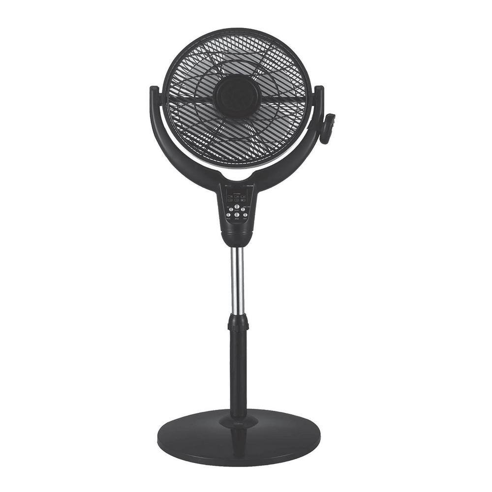 Optimus 14-In. Oscillating Pedestal Air Circulation Fan 985105313M