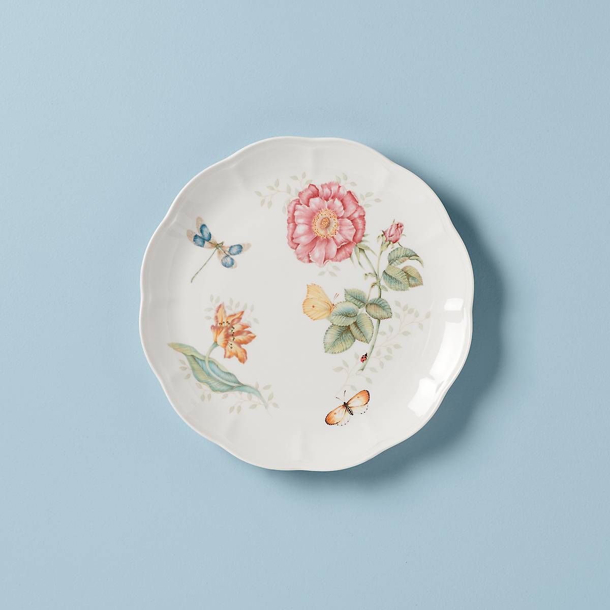 Butterfly Meadow Dragonfly Dinner Plate