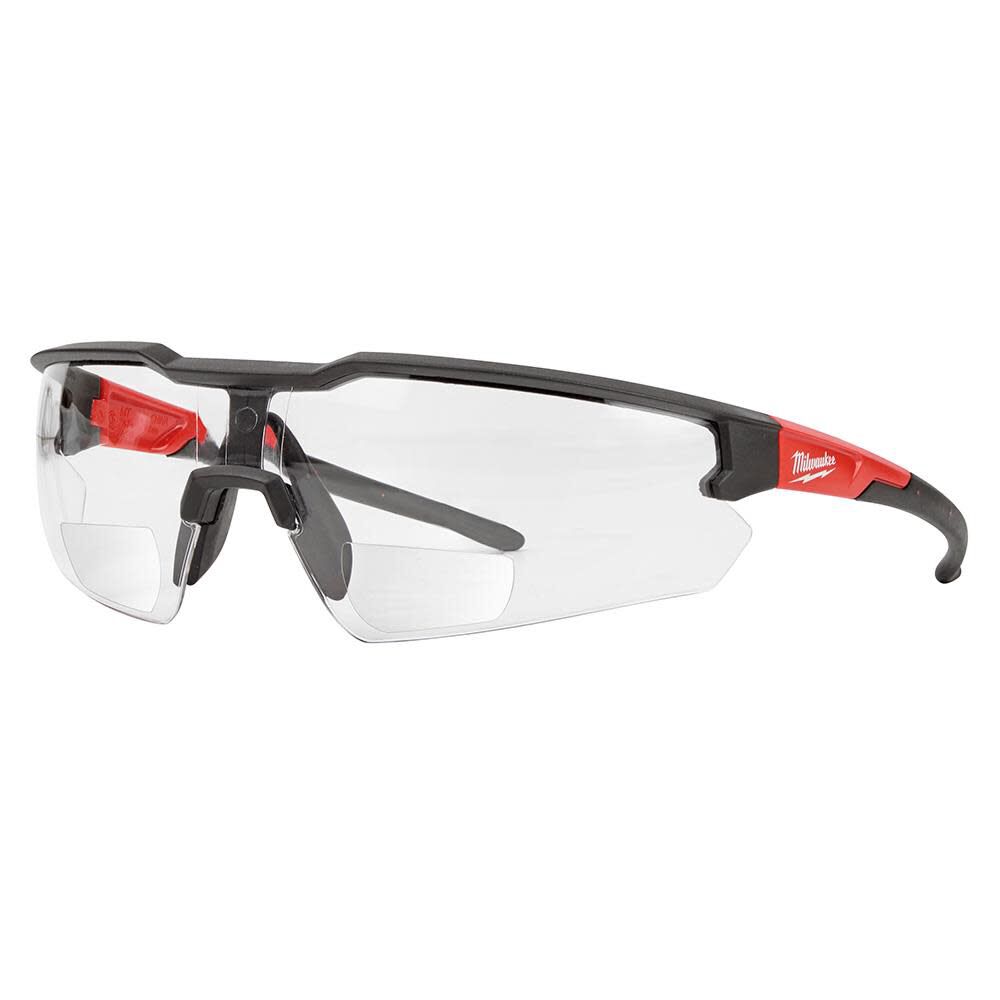 Milwaukee Safety Glasses - +1.00 Magnified Clear Anti-Scratch Lenses (Polybag) 48-73-2201 from Milwaukee