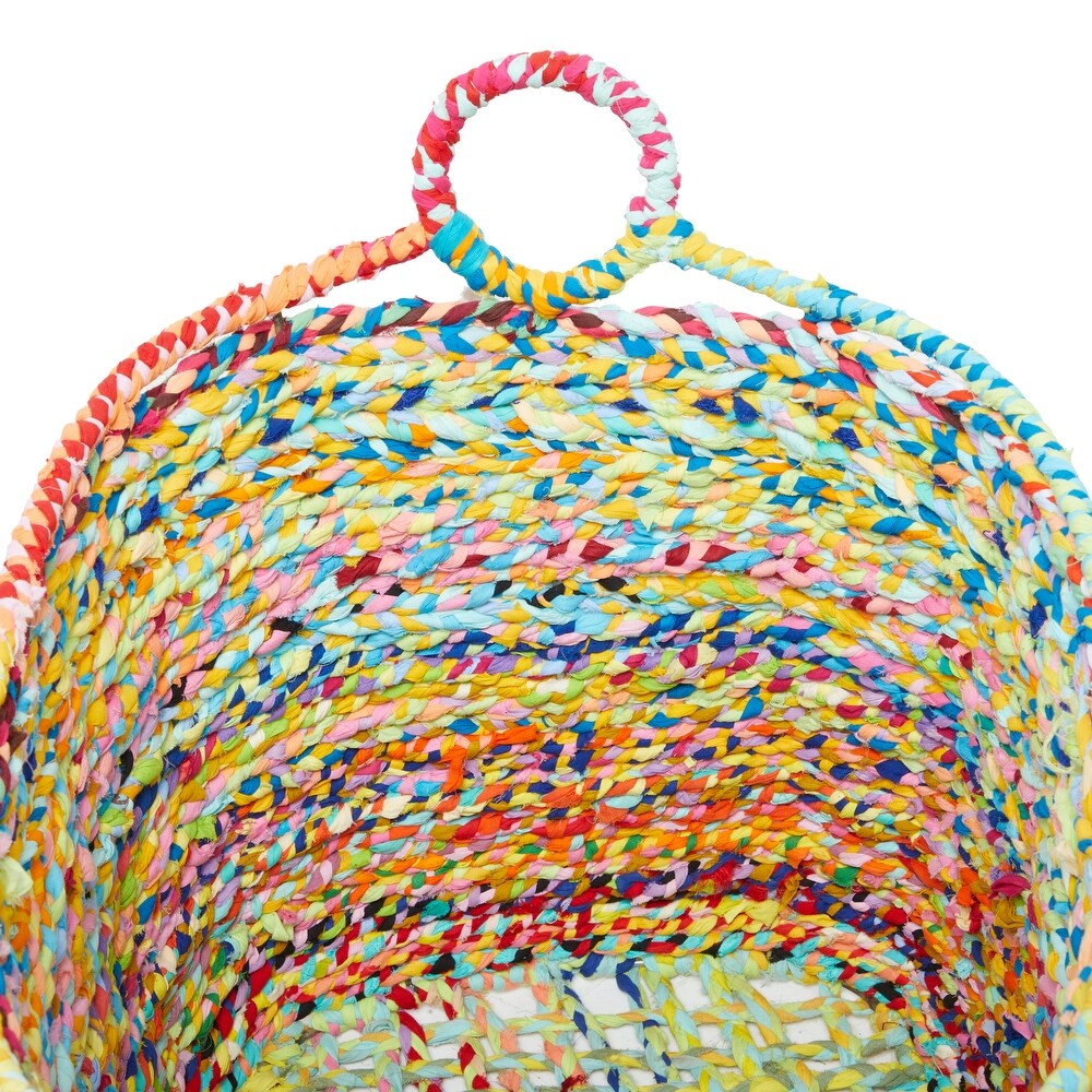 Cotton Bohemian Storage Basket