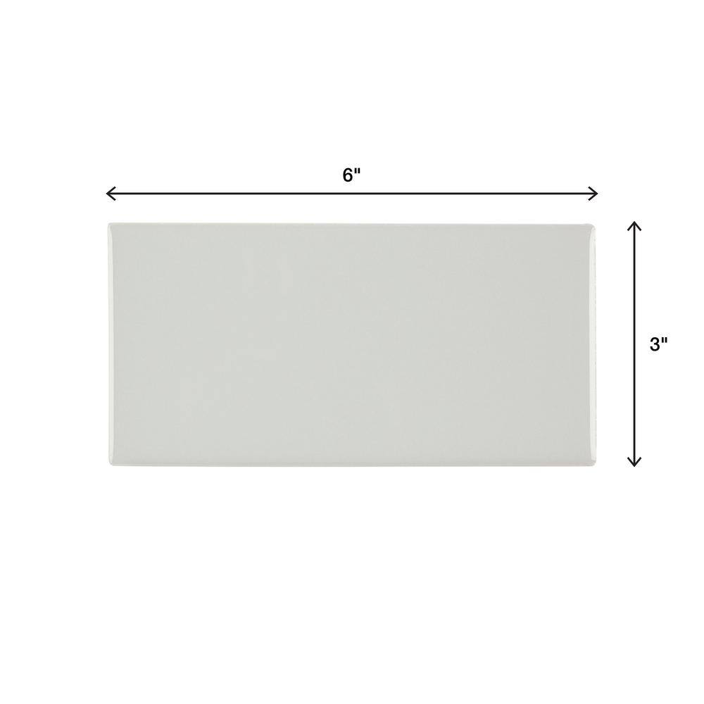 Daltile Restore 3 in. x 6 in. Glazed Ceramic Ash Gray Subway Tile (12.5 sq. ft.  case) X11436MOD1P2