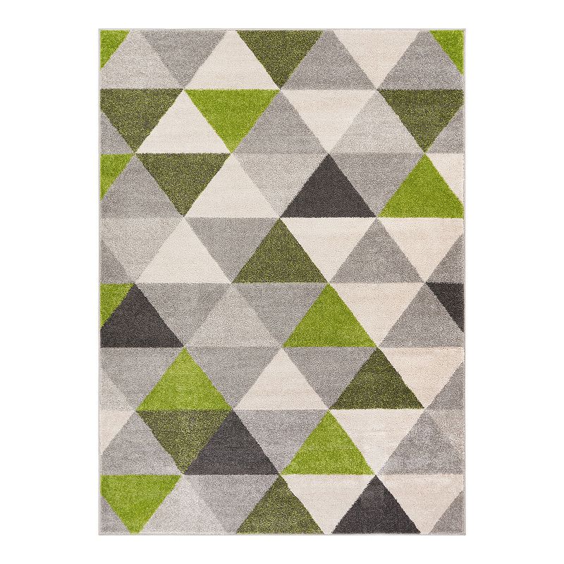 Well Woven Mystic Alvin Mid-Century Modern Geometric Area Rug