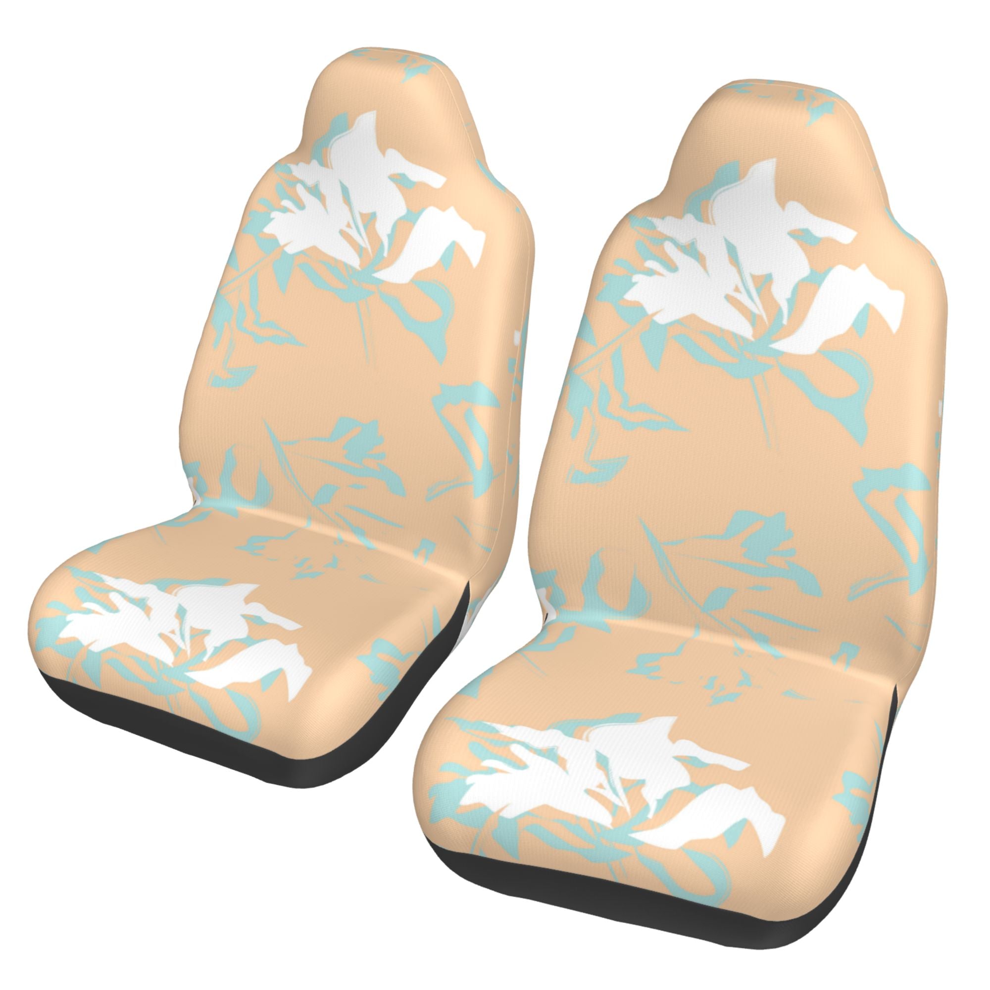 ZICANCN Car Seat Cover Pastel Floral Textures Car Front Seat Covers Protectors ， Automotive Seat Covers for Cars Trucks Suv