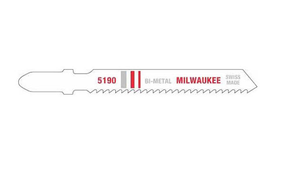 Milwaukee 3 in. 14 TPI Bi-Metal Jig Saw Blade 5PK 48-42-5190 from Milwaukee