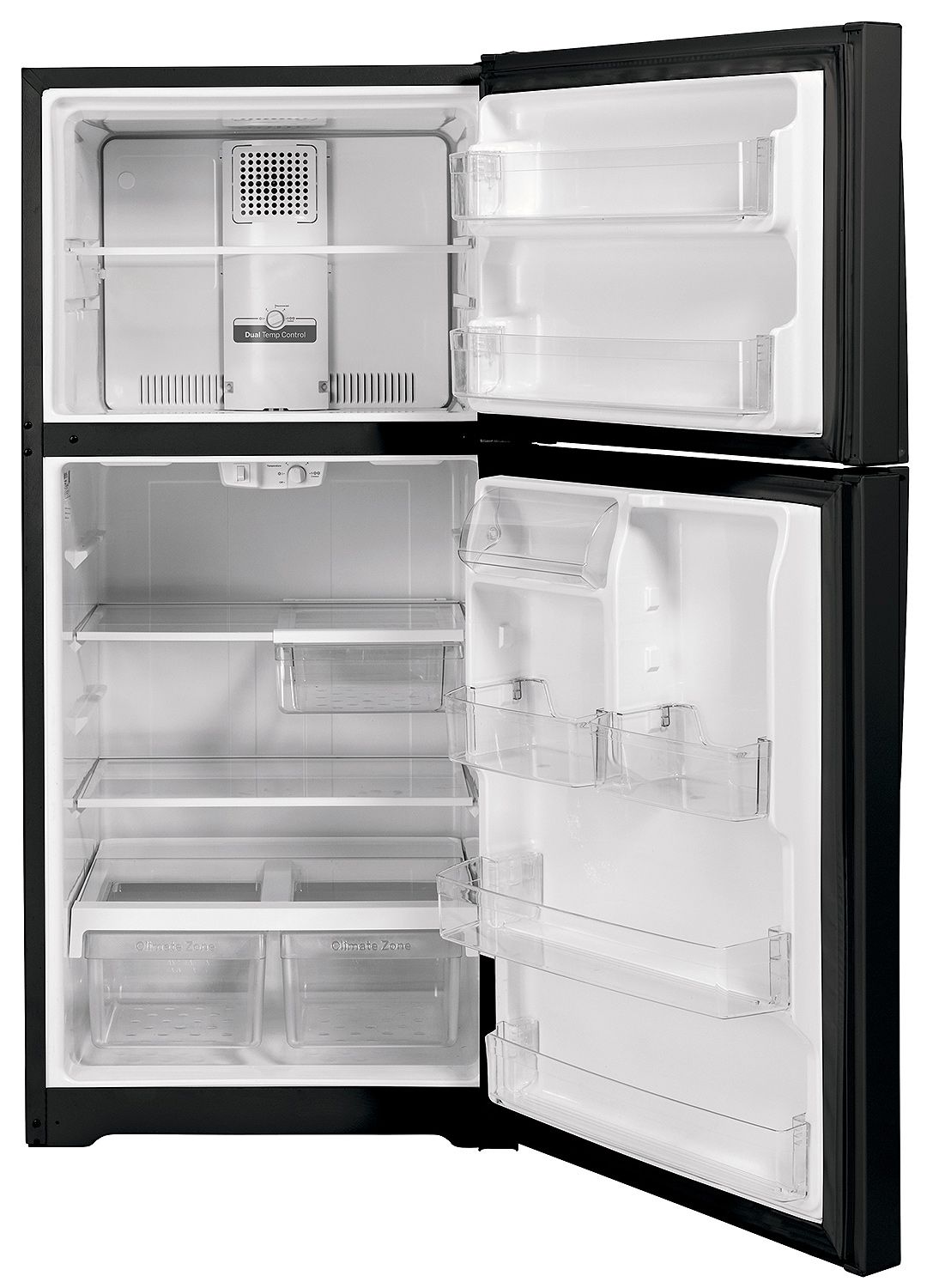 GE 21.9 Cu. Ft. Black Garage Ready Top-Freezer Refrigerator