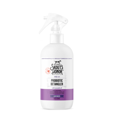 Skouts Honor Probiotic Detangler Spray Lavender For Dogs  Cats