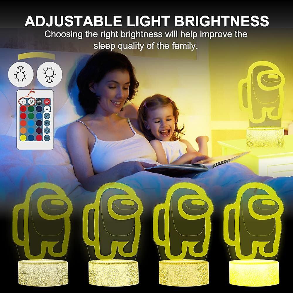 Creative Gift Visual Stereoscopic Led Colorful Night Light