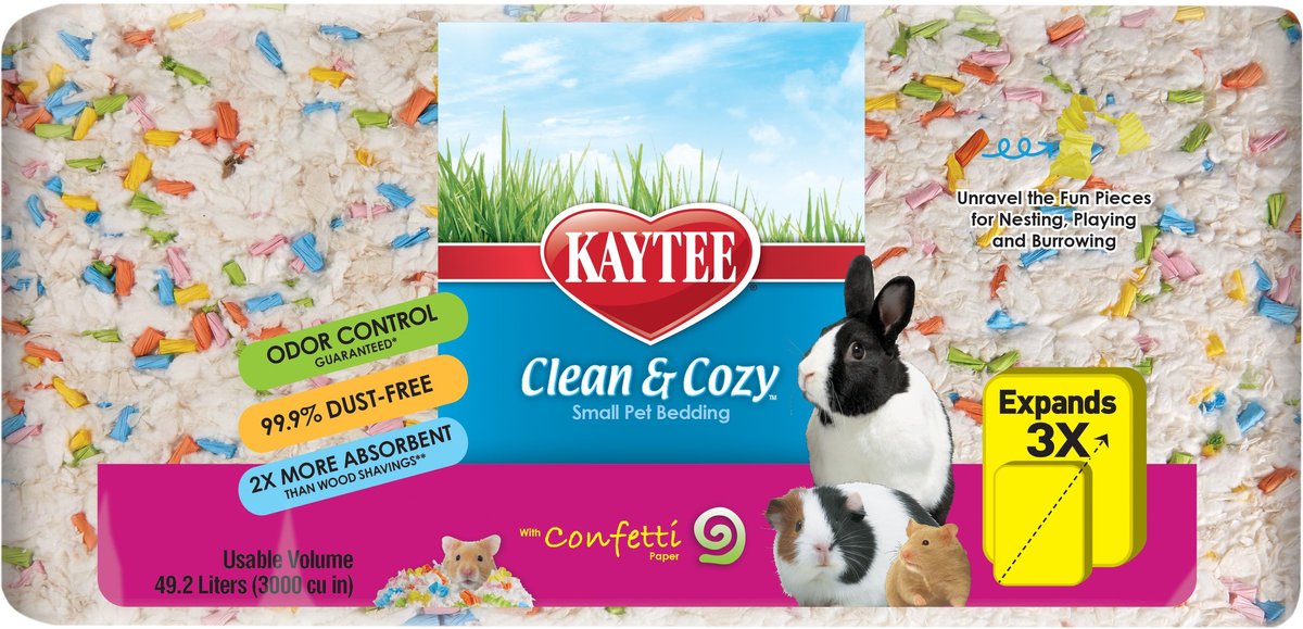 Kaytee Clean and Cozy Confetti Small Pet Bedding