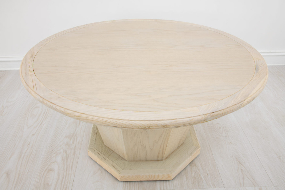 Harland Light Oak Coffee Table   Farmhouse   Coffee Tables   by Virgil Stanis Design  Houzz